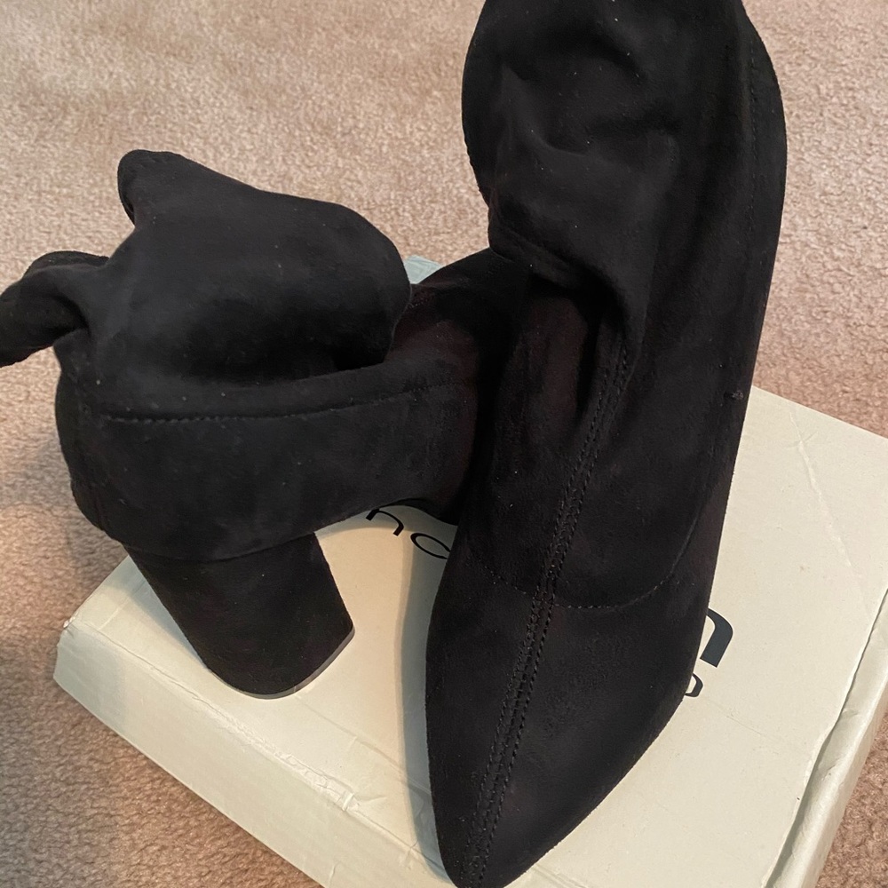 Black Sock Boot Heels